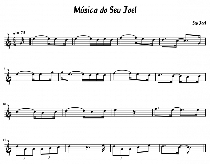 Lendo Partitura: 6º Aula - Notação Musical